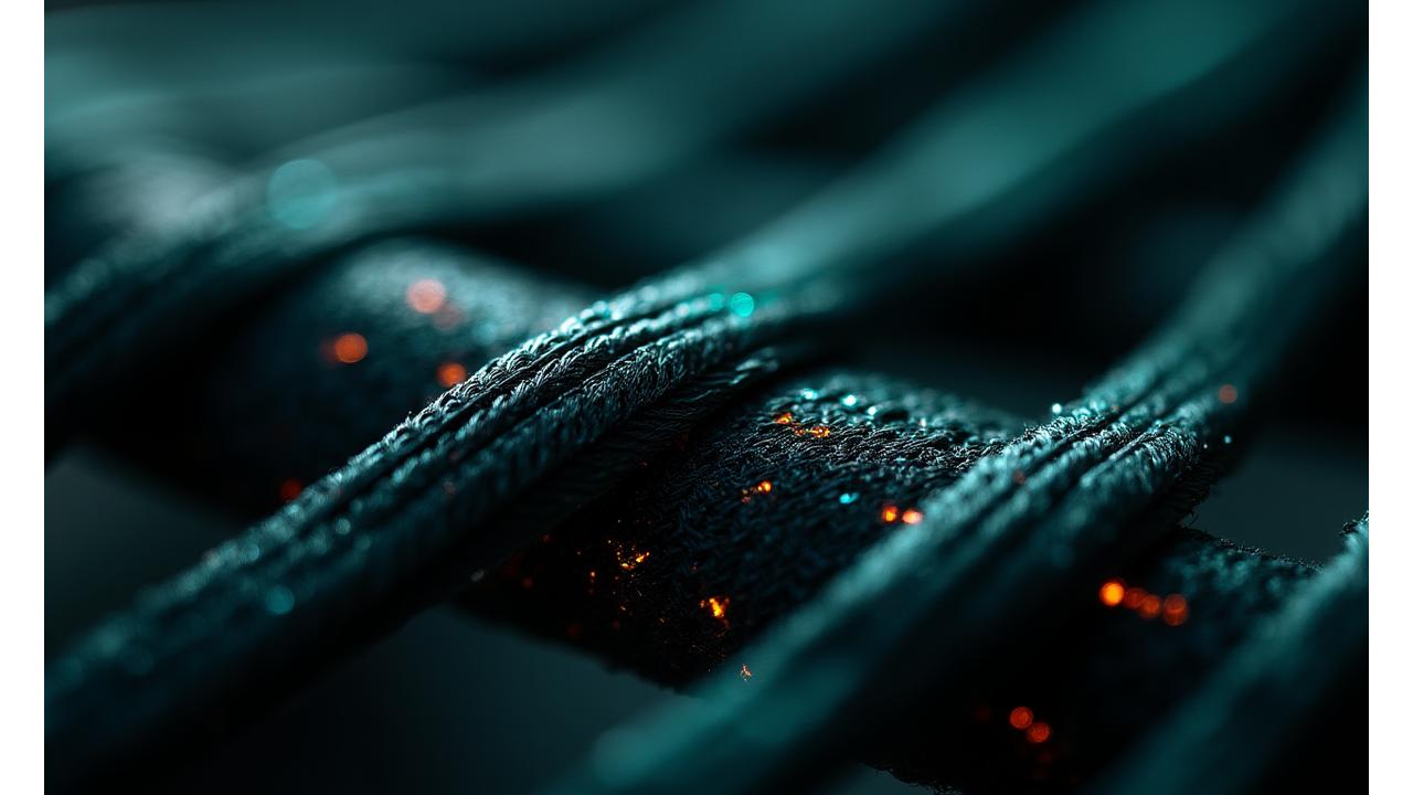 Nahaufnahme von recyceltem Carbon-Fiber Material